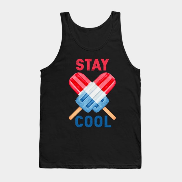 Stay Cool 4th July shirt, 4th of July Kids Shirt, USA independence day, America t-shirt , Funny 4th july Tank Top by RRADesign